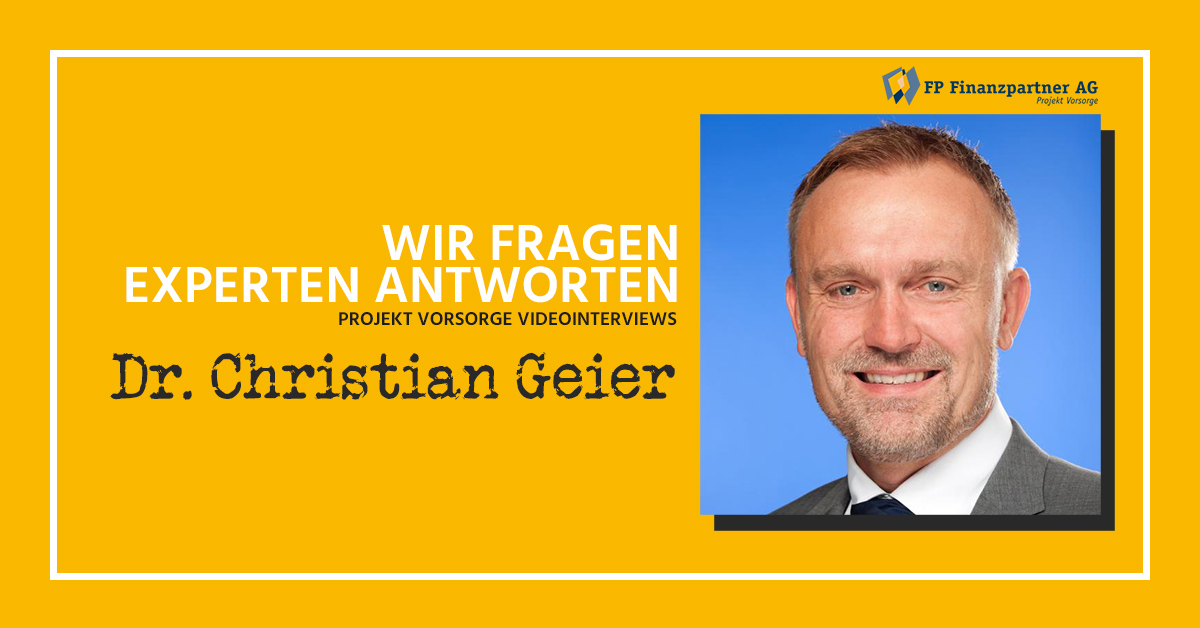 Experteninterview Video Dr. Christian Geier